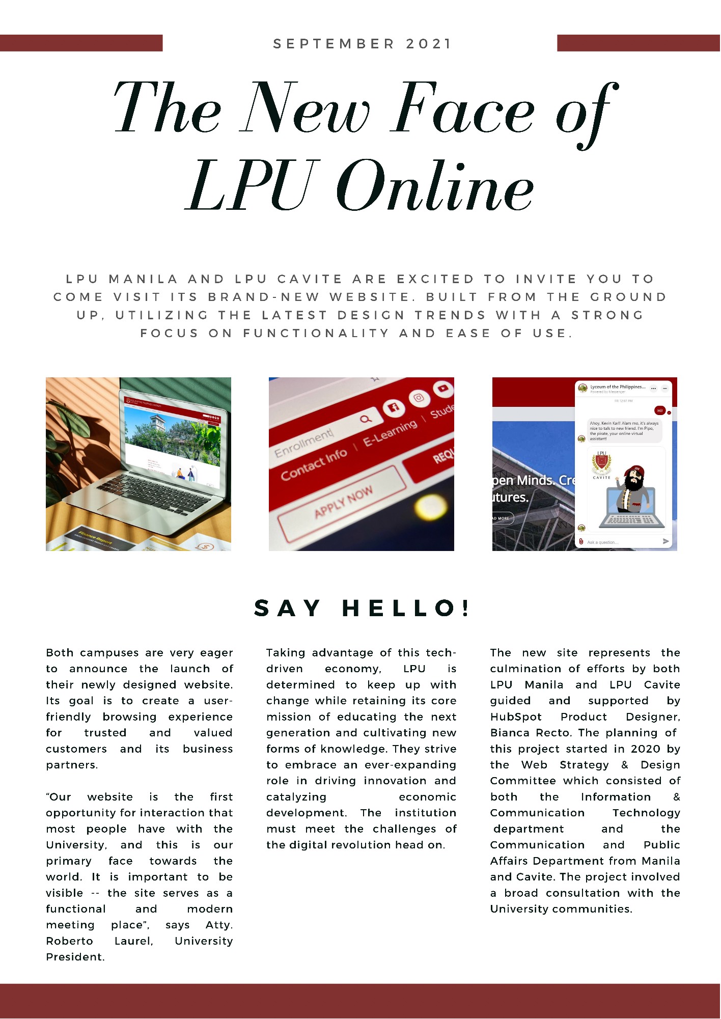 The New Face of LPU Online