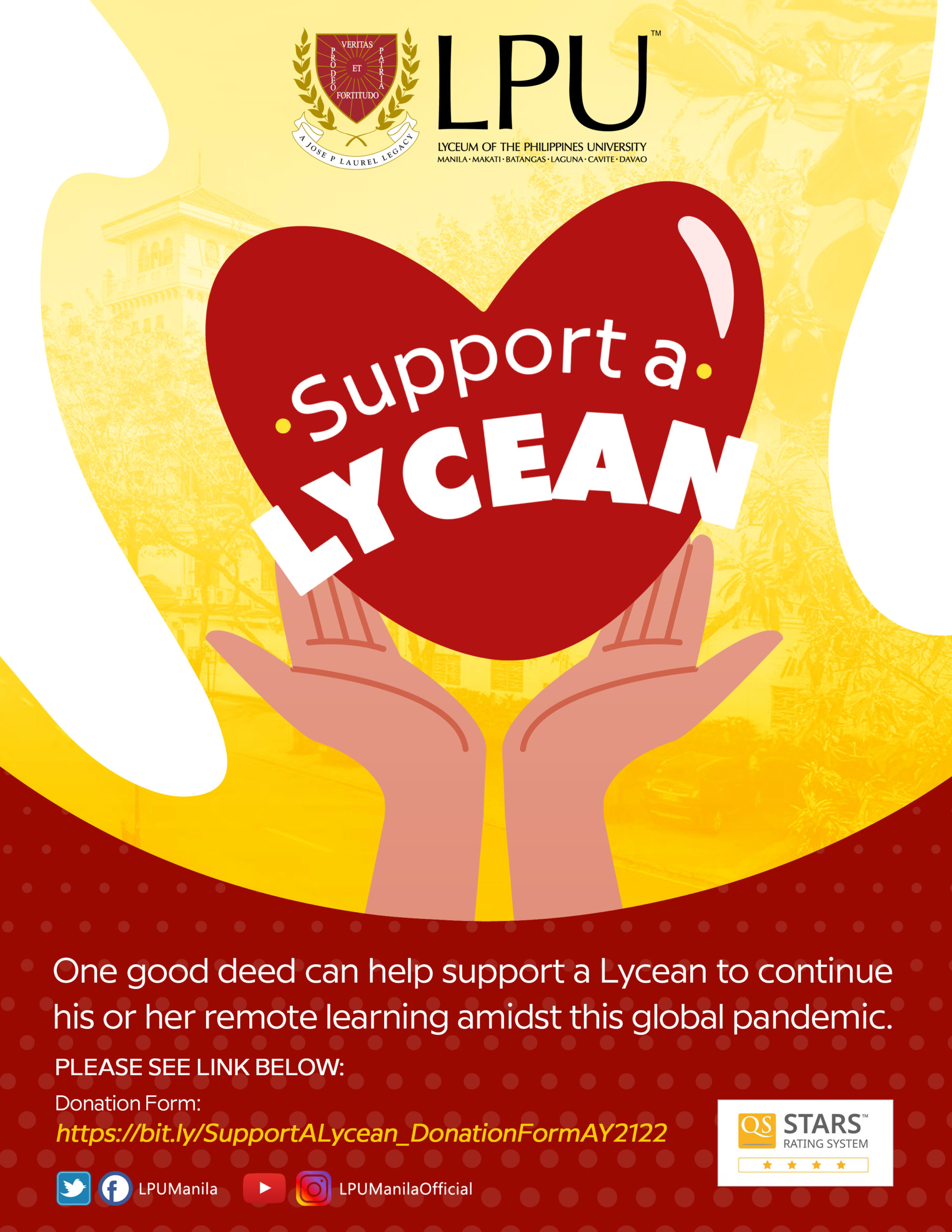 Support a Lycean Campaign - Lyceum of the Philippines University Manila