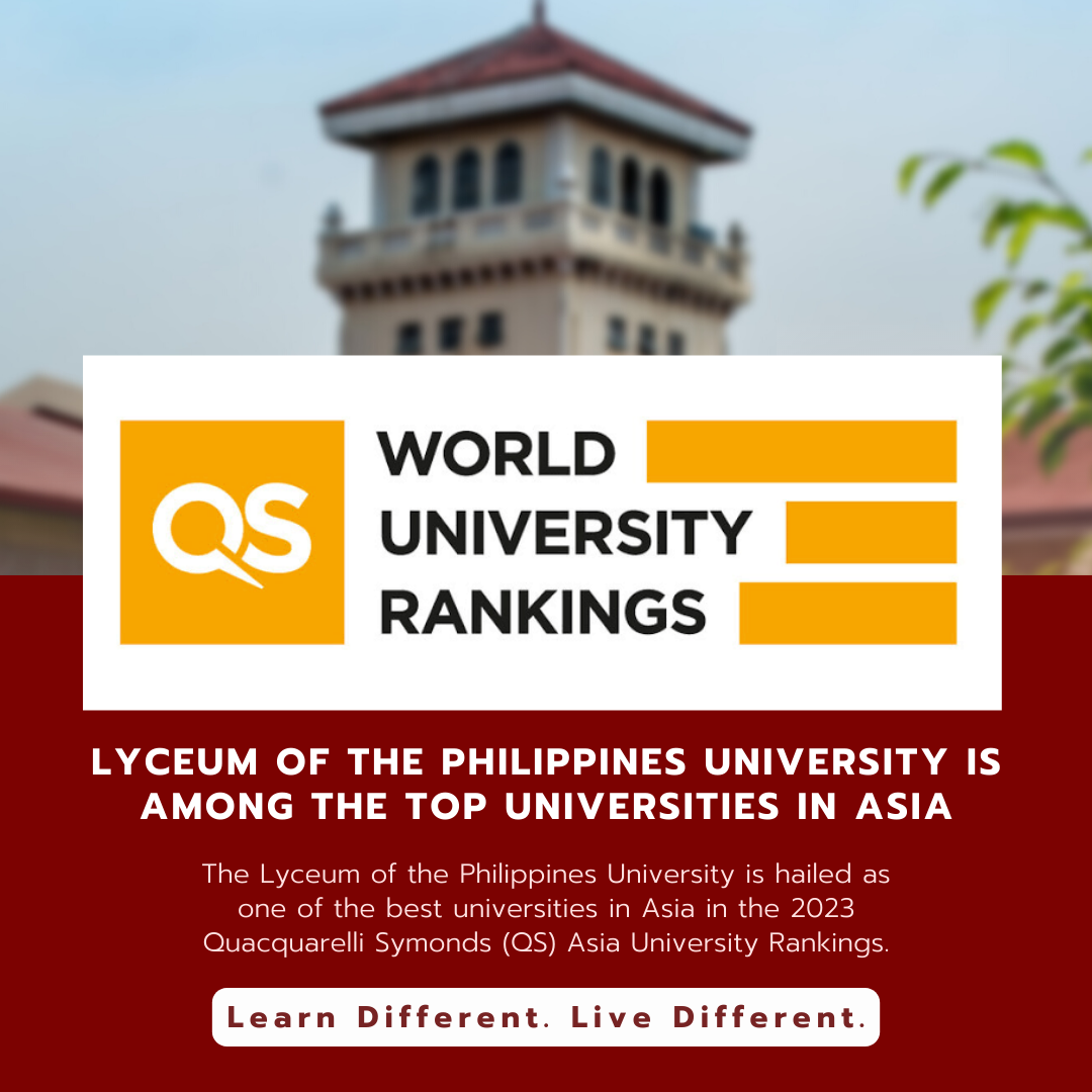 2023 QS Asia University Rankings LPU Top 16 among Asia's Best