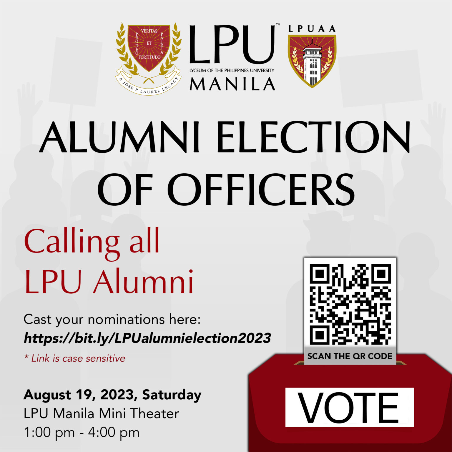LPU Alumni Association Election of Officers