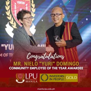 Mr. Nielo “Yuri” Domingo Receives IIP Community Employee of the Year Award