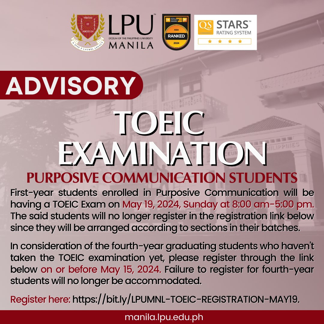 TOEIC Advisory