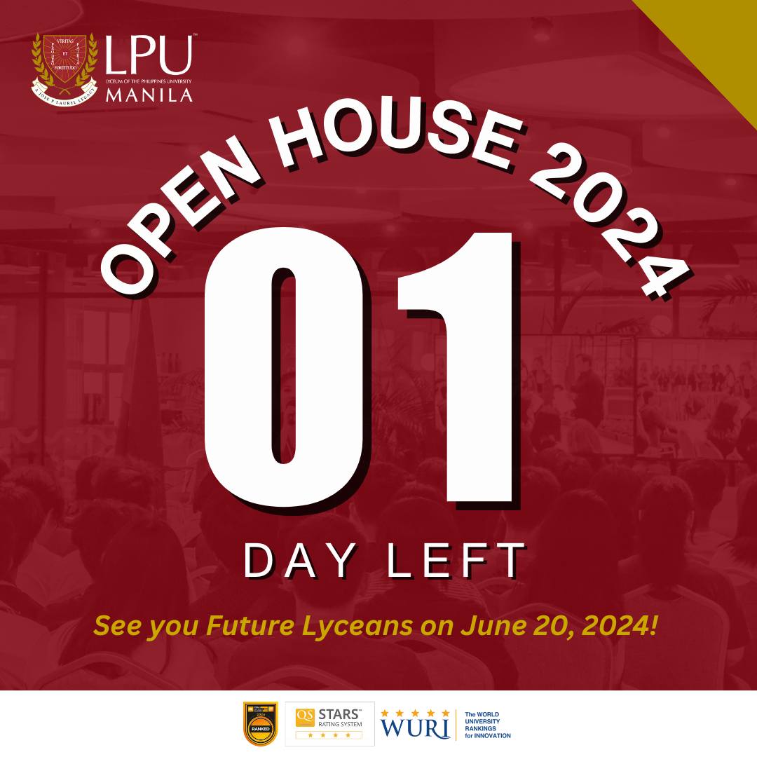 Open House 2024: Second Batch | 1 Day Left