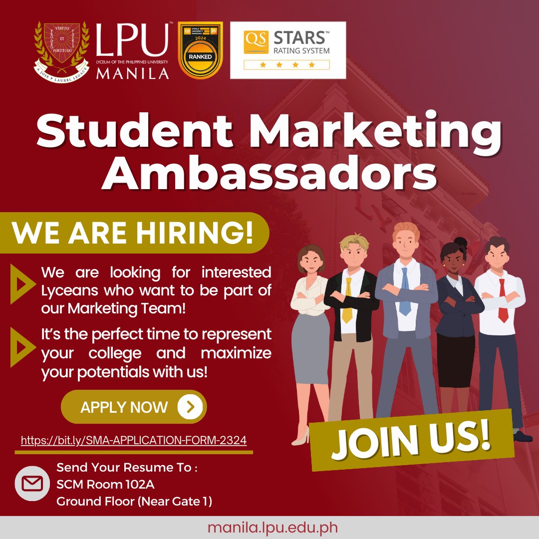 Student Marketing Ambassador for Special Term