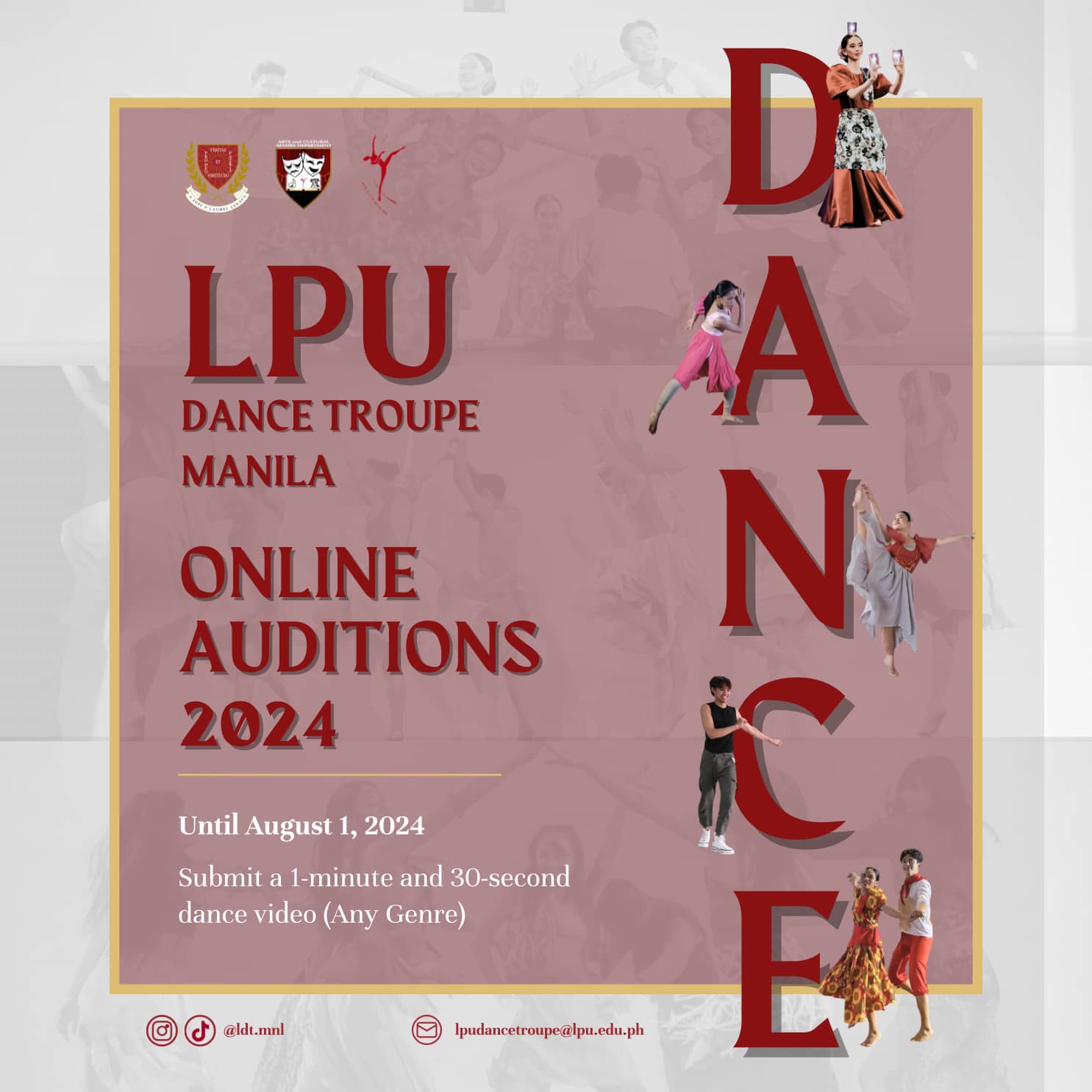 LPU Dance Troupe Online Auditions 2024