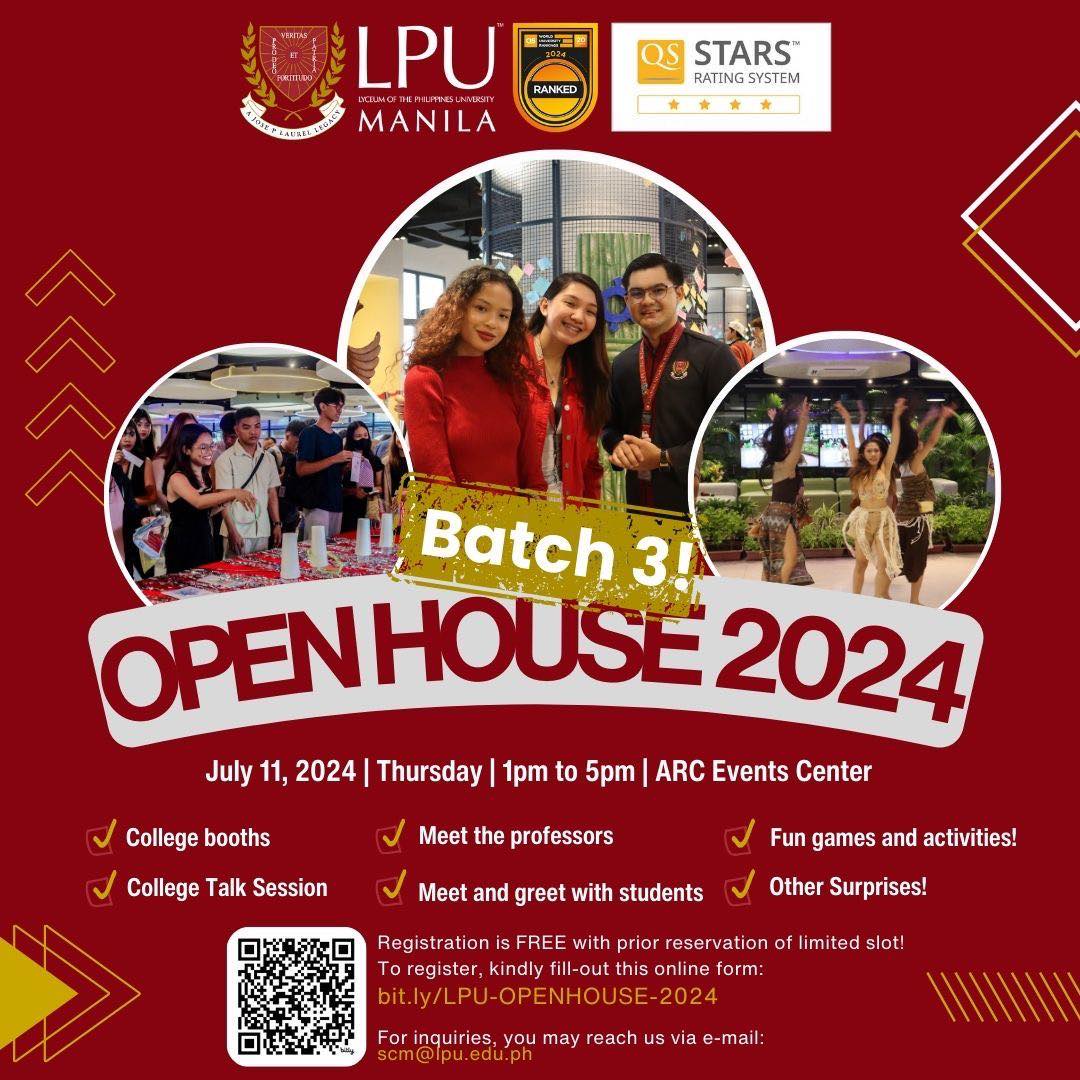 LPU Open House: Third Batch