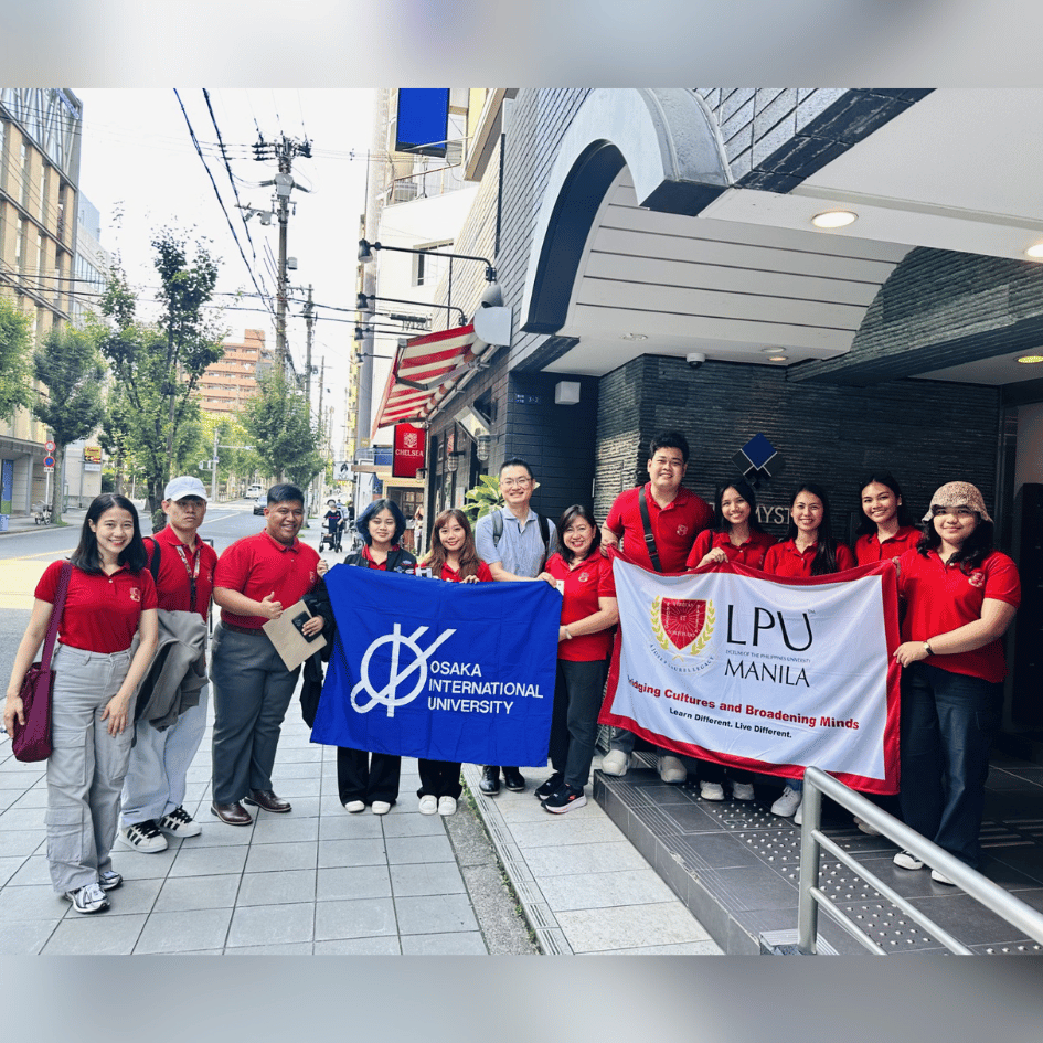LPU Manila Embarks on its First Outbound Student Mobility Program in partnership with the Osaka International University