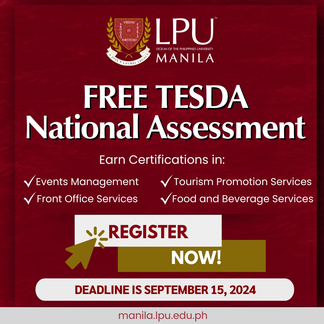 FREE TESDA National Assessment