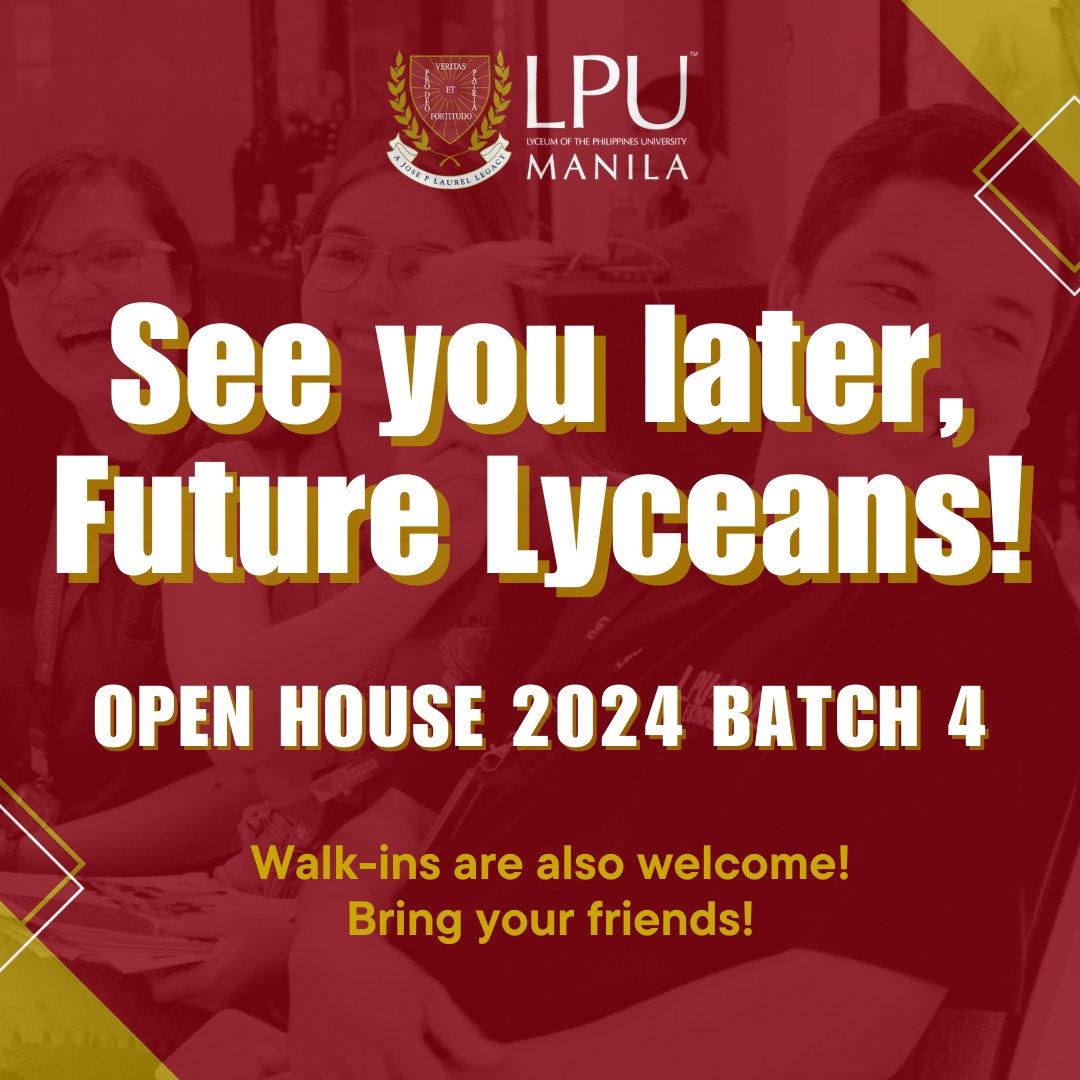 See You Later, Future Lyceans! | Open House 2024 Batch 4