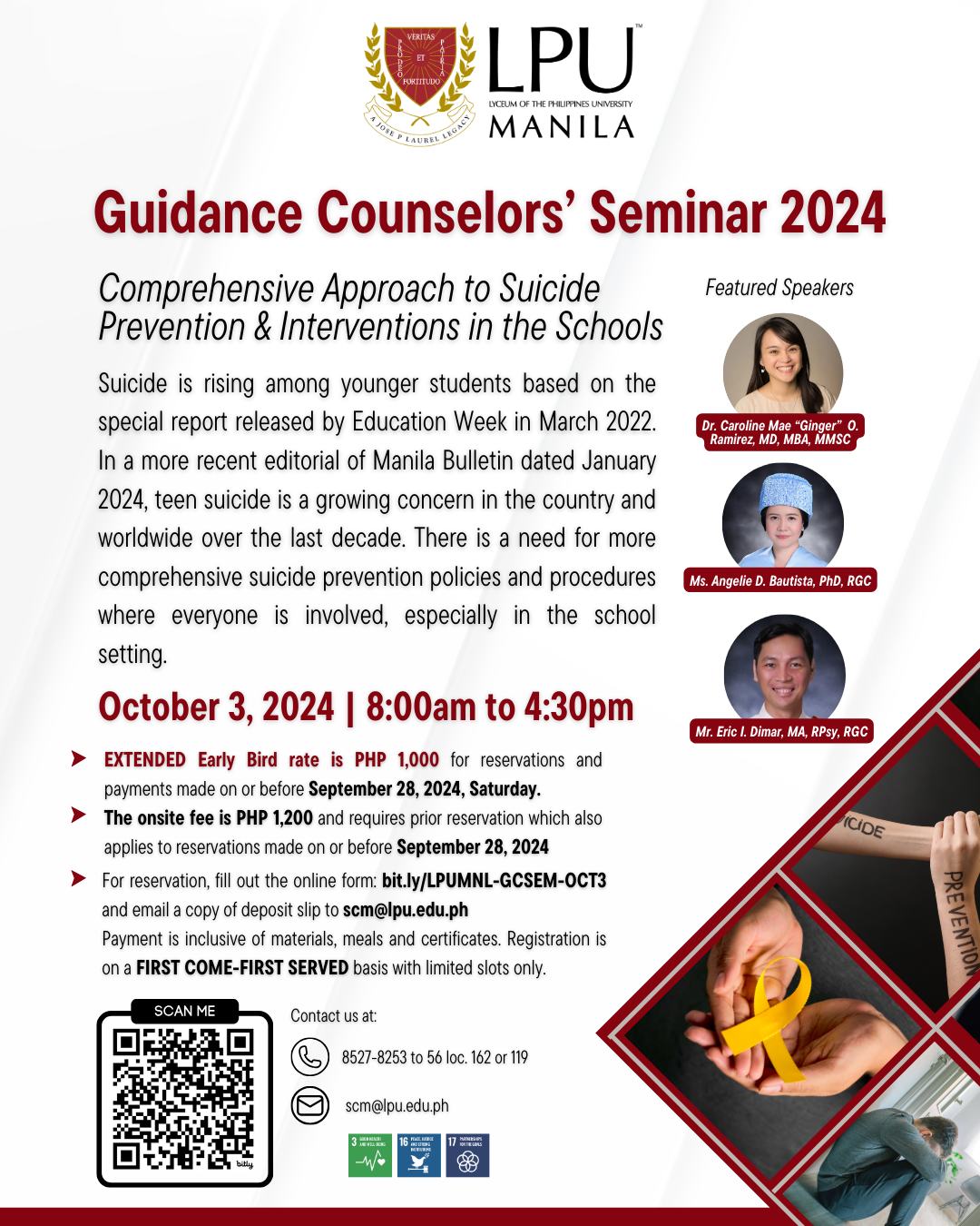 Guidance Counselors’ Seminar 2024 | Early Bird Registration is Extended