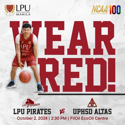 LPU Pirates VS. UPHSD Altas | NCAA Season 100