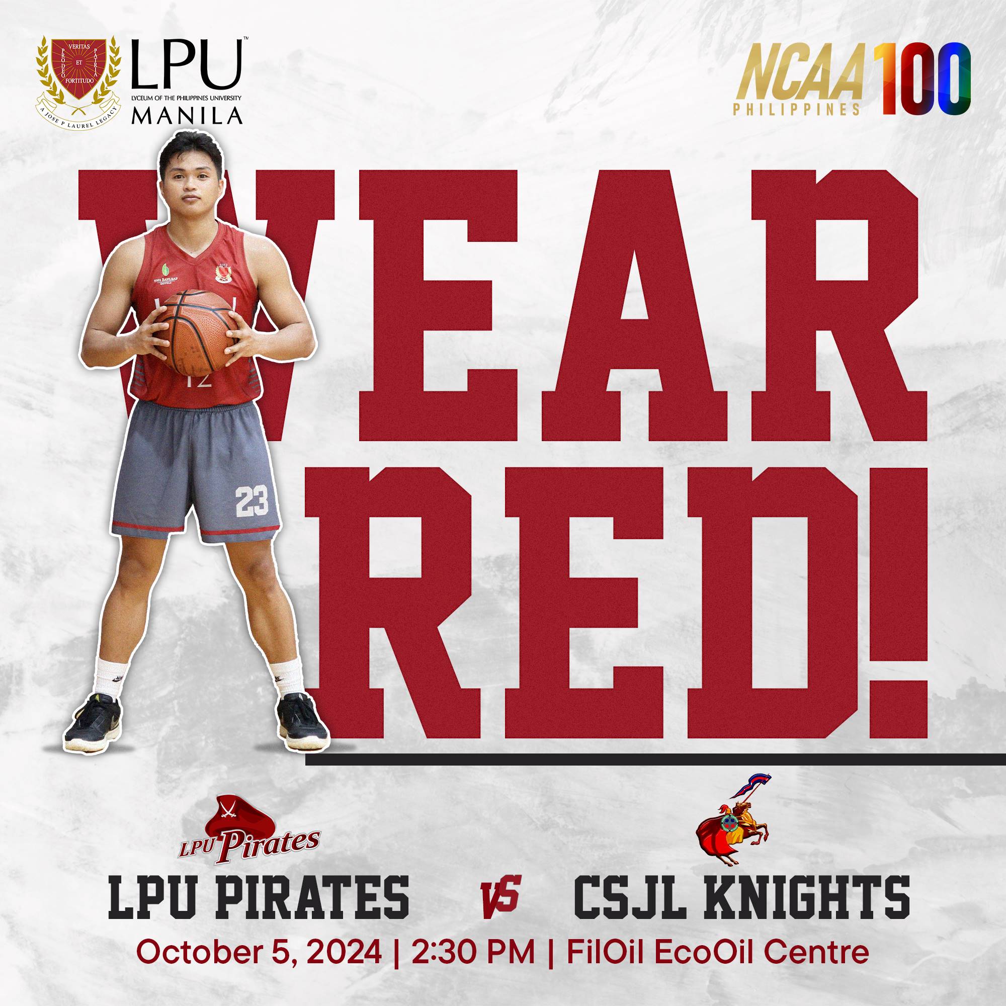 LPU Pirates VS. CSJL Knights | NCAA Season 100