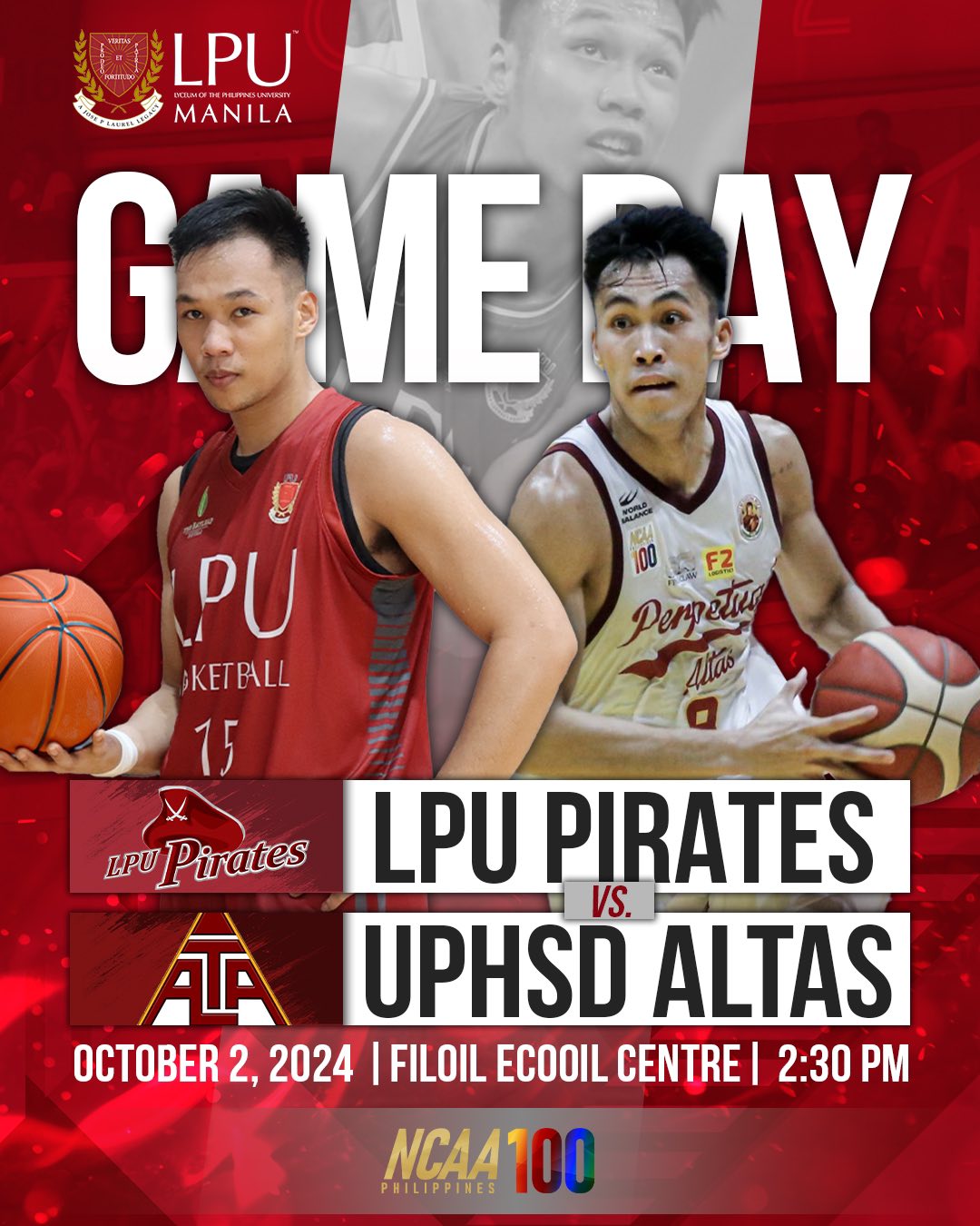 LPU Pirates VS. UPHSD Altas | Game Day